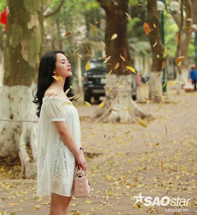 Mơ màng cùng với những chiếc là vàng úa.