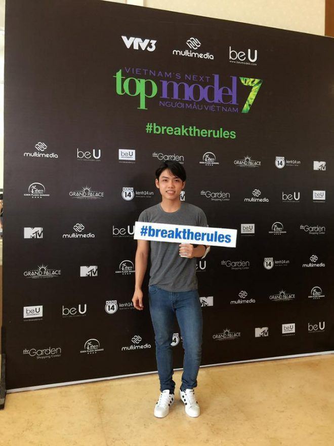 Hoài Bảo cũng rất tự tin khi tham gia casting thi Vietnam nexttop model năm nay nhưng cậu lại không may mắn vào được vòng trong.