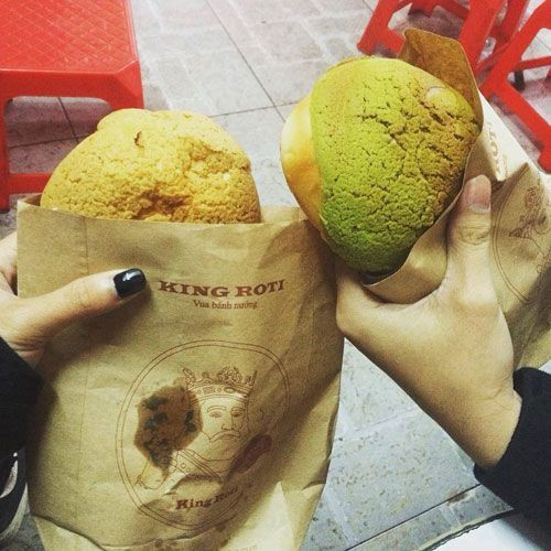 Bánh Paparoti trà xanh - Số 34 Hàng Gai, Hoàn Kiếm (14k).