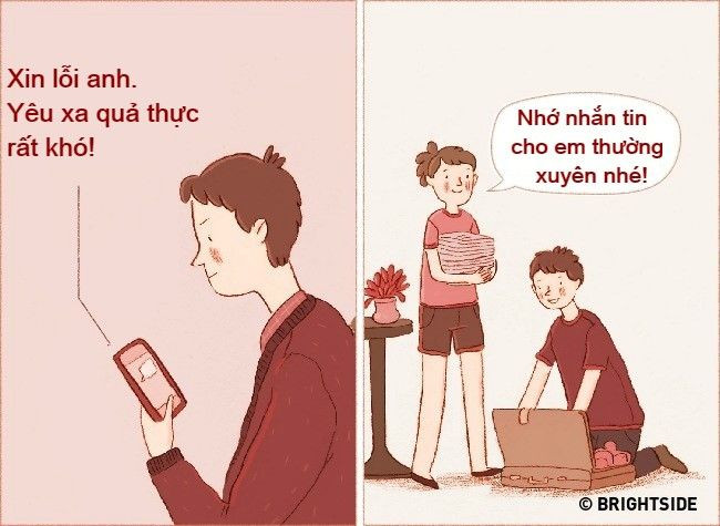 Khi tình yêu đủ lớn thì khoảng cách chẳng còn là trở ngại.
