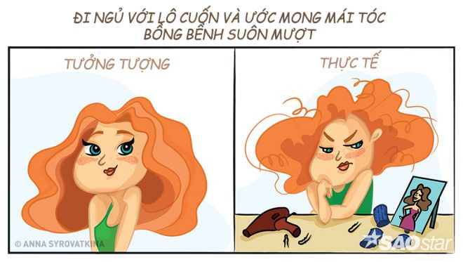 Ai bảo cuốn lô ngủ qua đêm tóc bồng bềnh...rối nùi một cục gỡ hoài không hết...