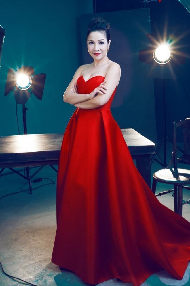  Mỹ Linh có thể thực hiện các nốt cao dễ dàng và chắc chắn. 