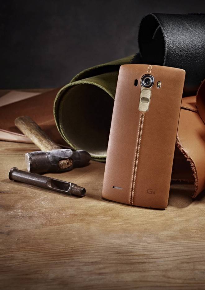  LG G4 có thiết kế tổng thể sang trọng.