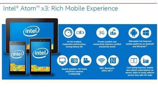 Intel Atom x3 hứa hẹn sẽ đem đến ngày một nhiều hơn thiết bị di động thông minh với chi phí thấp