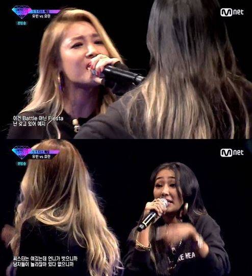 Yubin và Hyorin đấu rap trong Unpretty Rapstar.