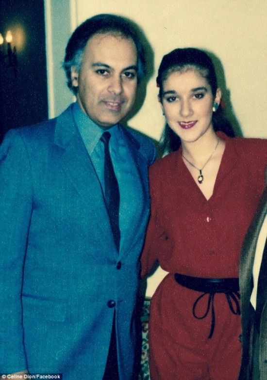 Rene và Celine Dion năm 1985.