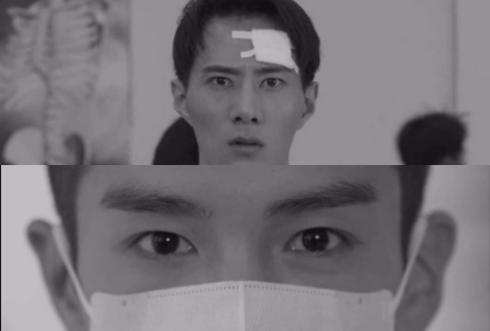 Ánh mắt Bồng Bồng khi là Trương Bằng (ảnh trên) nhìn Tề Thịnh.