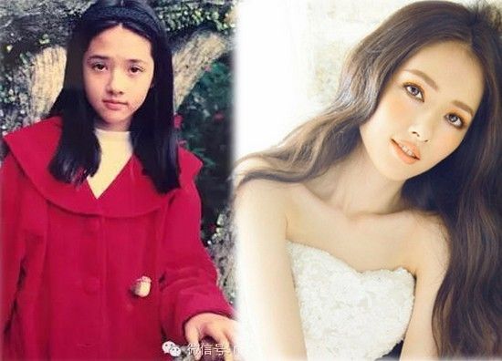 Quách Bích Đình với gương mặt lai đẹp từ khi còn là cô bé. 