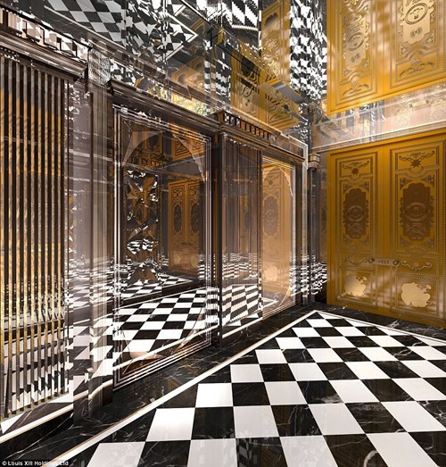 Khách hạn “13 Hotel” còn xây dựng một hệ thống thang máy riêng dành cho các phòng nghỉ, đảm bảo sự riêng tư của khách hàng.