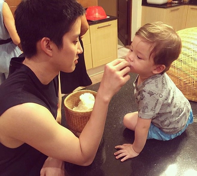 Trở thành ông bố hấp dẫn nhất làng giải trí Thái Lan.