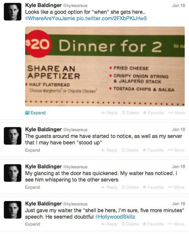 Cập nhật tình hình nhiệm vụ của Baldinger với cú lừa ngoạn mục để ăn miễn phí ở nhà hàng.