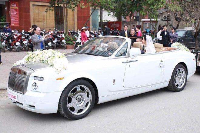 Xe rước râu thuộc hàng xe tiền tỷ sang trọng.