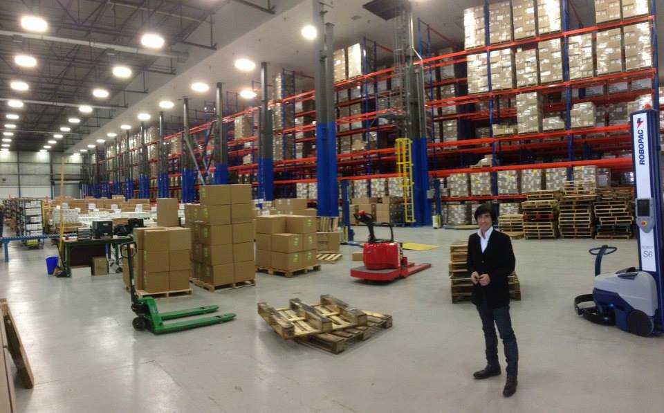 Một góc nhà kho của công ty Ideal Protein