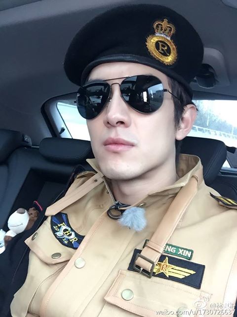 "Đại úy" điển trai Lâm Canh Tân.