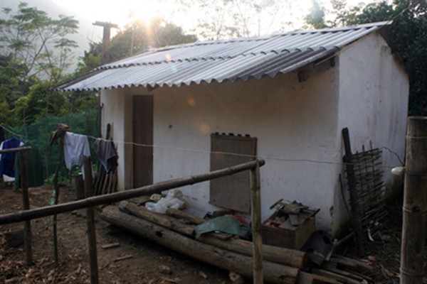 Ngôi nhà trong rừng sâu.