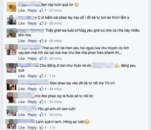 Ngay sau khi chia sẻ trên Facebook được ít giờ, hình ảnh đáng yêu của Kubi nhanh chóng nhận được rất đông sự quan tâm của người hâm mộ.