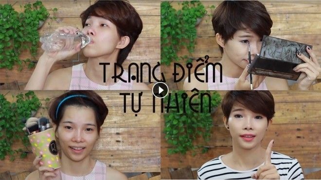 Cô gái này khá tự nhiên khi để nguyên mặt mộc để quay clip trang điểm, có lẽ đó cũng là một trong những yếu tố thu hút khiến người xem tò mò sau khi đã trang điểm cô ấy sẽ thay đổi ra sao.
