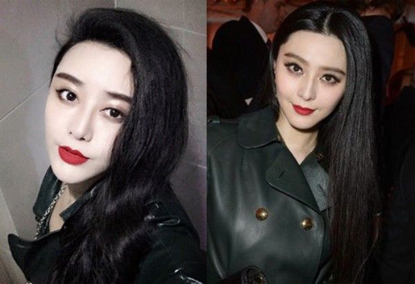 Hà Thừa Hy bên trái và ảnh so kè cùng Phạm Băng Băng.