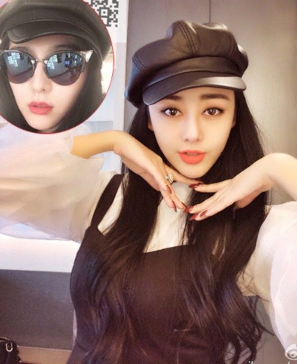 Hà Thừa Hy gây sốt vì gương mặt quá giống Phạm Băng Băng (ảnh nhỏ). Độ giống nhau phải đến 90%>