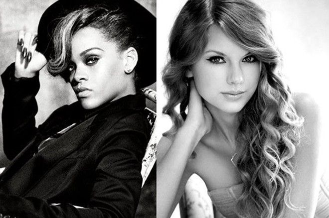 Rihanna và Taylor Swift đối đầu trực tiếp.