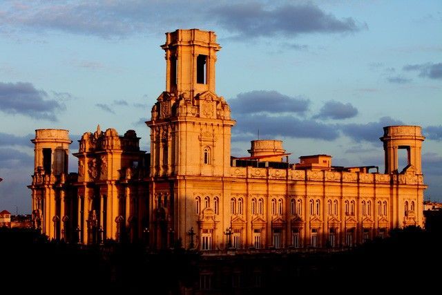 Havana, Cuba. The Centro Asturiano. The building, completed in 1927, is a landmark on the Parque Central and is now home to Supreme Tribunal. © 2010