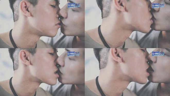 Bie trong một bộ phim đồng tính.