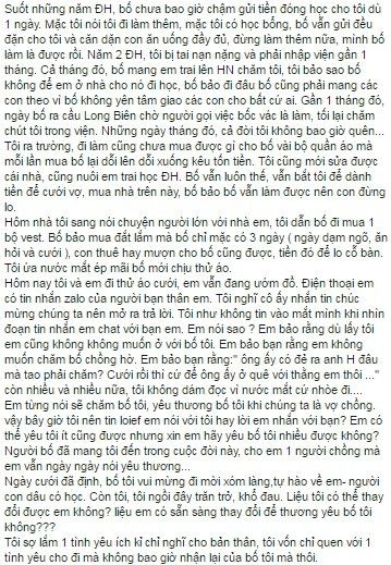 Chàng trai kể về cha dượng mình bằng tất cả tấm lòng yêu thương, trân quý