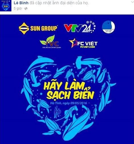 Nha-bao-Le-Binh-thay-đổi-hình-ảnh-cá-nhân-trên-Fanpage-bằng-hỉnh-ảnh-của-chiến-dịch-hãy-làm-sạch-biển