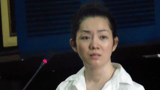 Bị cáo Thảo tại phiên tòa sáng 9/5