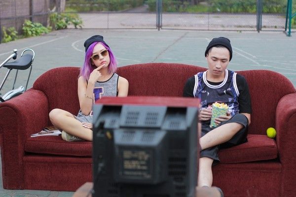 Hình ảnh đẹp của Min và Nhật Minh khi đóng chung MV "Yêu".