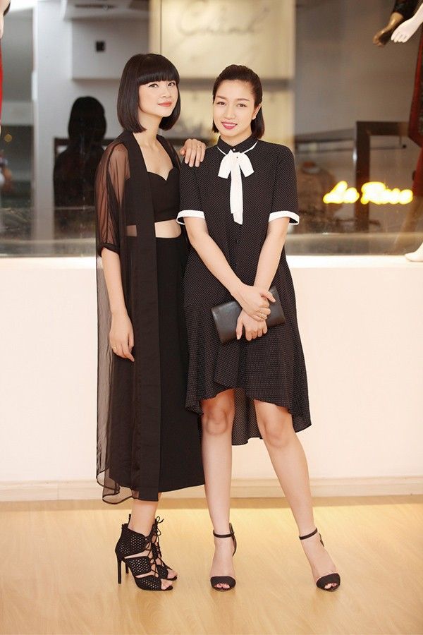 Cựu người mẫu Hạ Vy và Vy Hạnh.