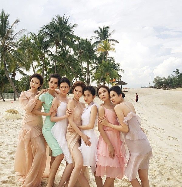 Hình ảnh mới nhất của Ngọc Trinh bên dàn mỹ nhân Venus được hé lộ trước thềm Đêm hội chân dài 10.