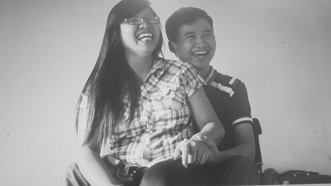 Lý nói cô và Hoàng Anh yêu nhau được hơn một năm nhưng chưa lần nào cãi vã.