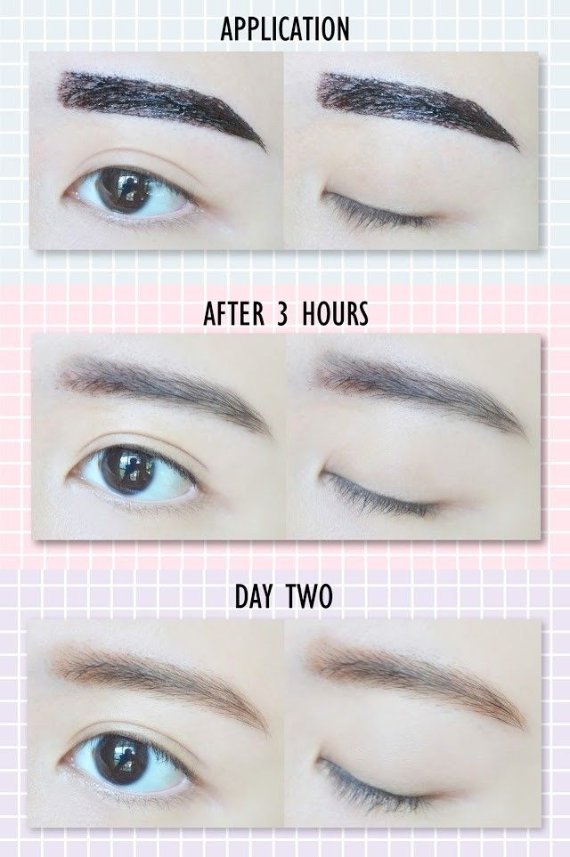 Loại da của bạn cũng như thời gian gel lưu lại trên da có ảnh hưởng trực tiếp đến thời gian lưu màu của gel "xăm" lông mày tạm thời.