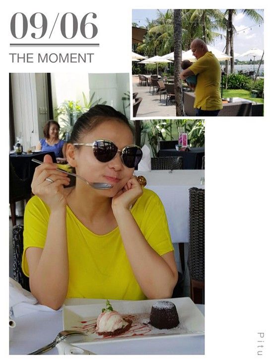 Không chỉ thành công trong sự nghiệp, Thu Minh còn khiến nhiều người phải ghen tị khi có tổ ấm vô cùng hạnh phúc với một cậu con trai kháu khỉnh và người chồng hết mực yêu thương. Ngày 6/9/2015, Thu Minh sung sướng khoe ảnh chồng Tây đang đang bế con trai đi lòng vòng để cho mình dùng bữa. "Bố bế đi chơi lòng vòng cho Mẹ ăn nhé..." - Thu Minh viết.