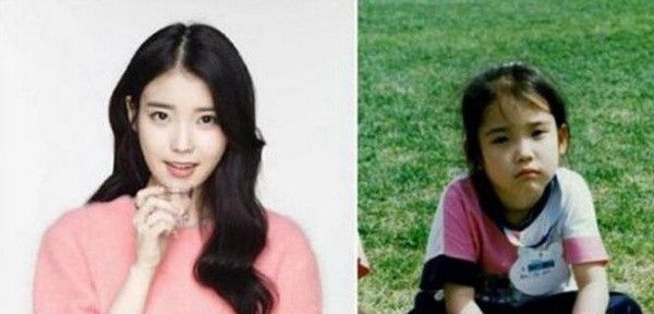 Vẻ dễ thương của IU thời bé.