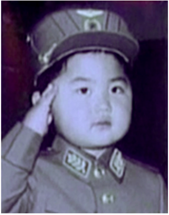 Hình ảnh chụp Kim Jong-un khi còn nhỏ
