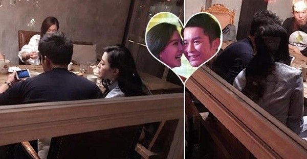 Phạm Băng Băng và Lý Thần tình cảm ở nhà hàng.