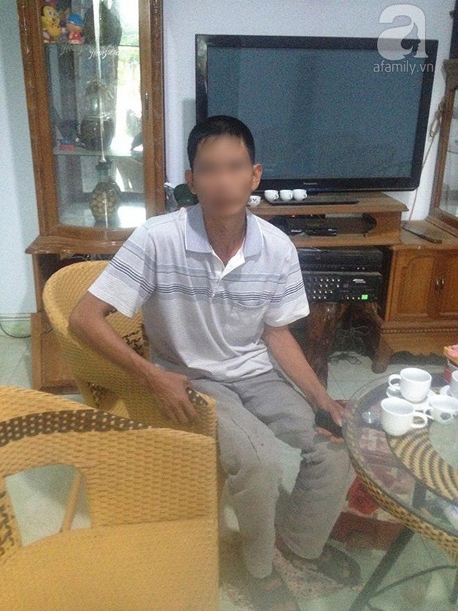 Anh N. đang kể lại sự việc đau lòng xảy ra với con gái mình.
