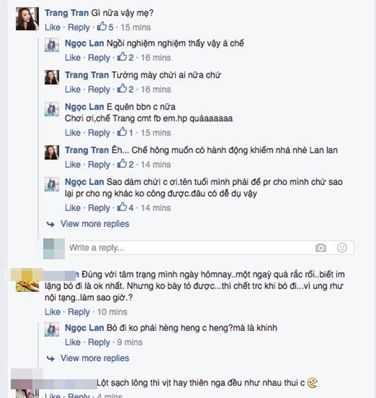 Rất nhiều ý kiến đồng quan điểm với Ngọc Lan.