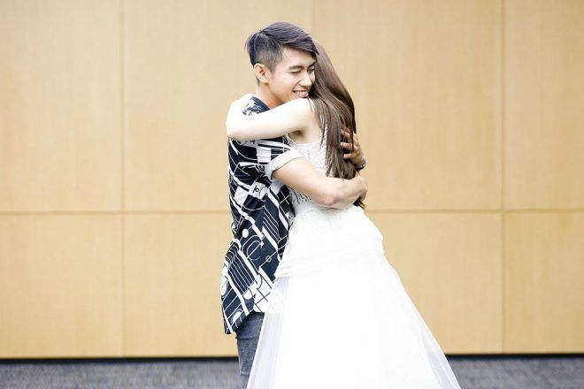 Quang Đăng có vẻ khá đẹp đôi cùng Angela Phương Trinh