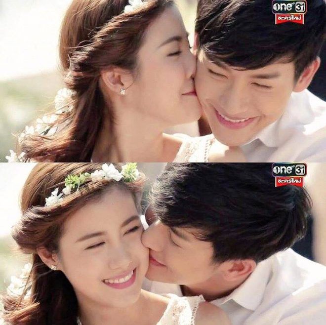 Esther cùng với Push Puttichai trong Vì em.