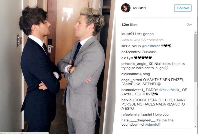 Đôi khi cũng gặp gỡ 'cậu em' Niall.