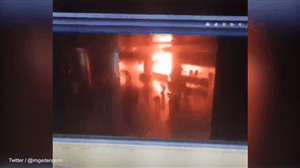 Khoảnh khắc bom phát nổ kinh hoàng tại sân bay Thổ Nhĩ Kỳ Ảnh 2