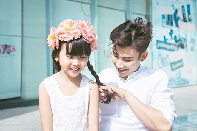 Chí Thiện và bé Bảo An