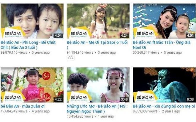 Bé Bảo An là sao nhí kiếm tiền tỉ với những MV đạt trên 300 triệu lượt xem. Tuy nhiên điều được hơn cả là những hợp đồng quảng cáo, cát-sê biểu diễn tới tấp đến với bé ở ngoài đời thật