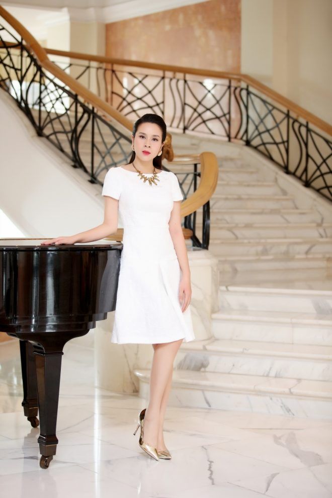 Lưu Hương Giang xuất hiện rạng rỡ trong một sự kiện vào 30/6.