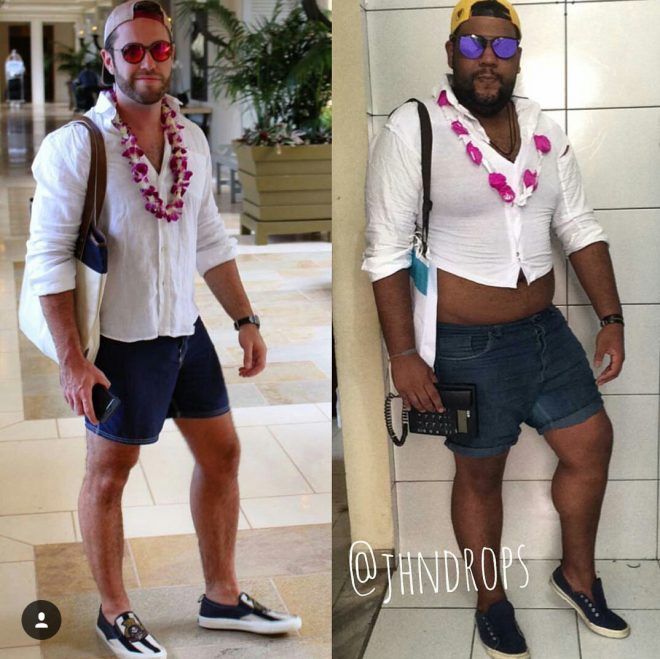 Đây là một trong những trang phục cosplay bá đạo của anh chàng