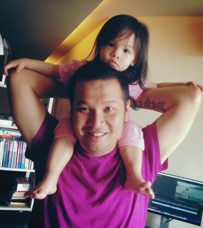 Tuệ Lâm có gương mặt xinh xắn, đáng yêu được thừa hưởng nhiều nét đẹp từ cả bố lẫn mẹ.