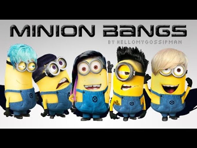 Đã bao giờ bạn xem một bộ phim Minions với các chú minions có nhiều kiểu tóc đặc biệt đến thế?